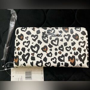 BETSEY JOHNSON Zip Around Wallet w/ Wristlet